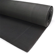 36" X 25YDS BLACK RUBBER MATTING