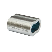 1/16" ALUMINUM OVAL SLEEVES