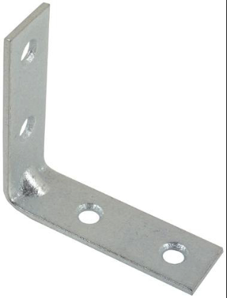 Zinc Plated Corner Brace 3"