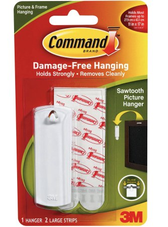 Command Hooks - Saw Tooth Hanger
