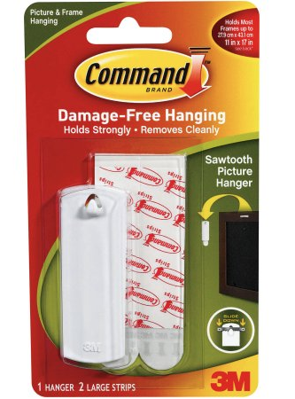 Command Hooks Saw Tooth Hanger – Mutual Hardware