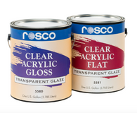 Rosco Clear Gloss Acrylic Glaze - Gallon