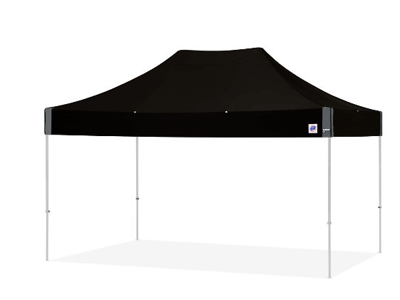ECLIPSE II EZ UP TENT  10X15 ALUM, BLACK CANOPY W/COVER BAG