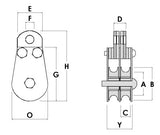 Cable Pulleys - Double