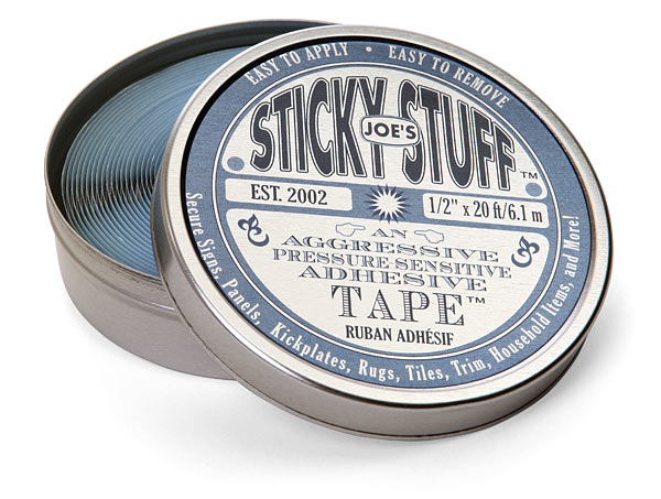 JOE'S STICKY STUFF TIN CAN 1/2"x20'