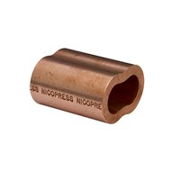 BOX-100 1/32 COPPER OVAL SLEEVES
