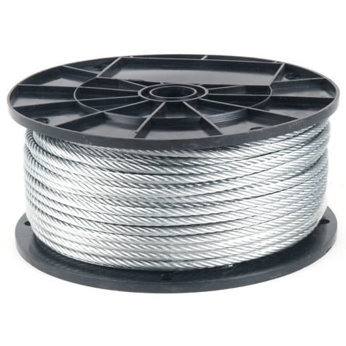 Galvanized Air Craft Cable 7x9 1/8 "x500'