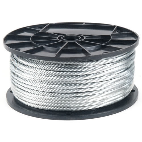 Galvanized Air Craft Cable 7x9 1/8 "x500'