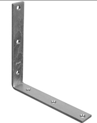 Zinc Plated Corner Brace 8"